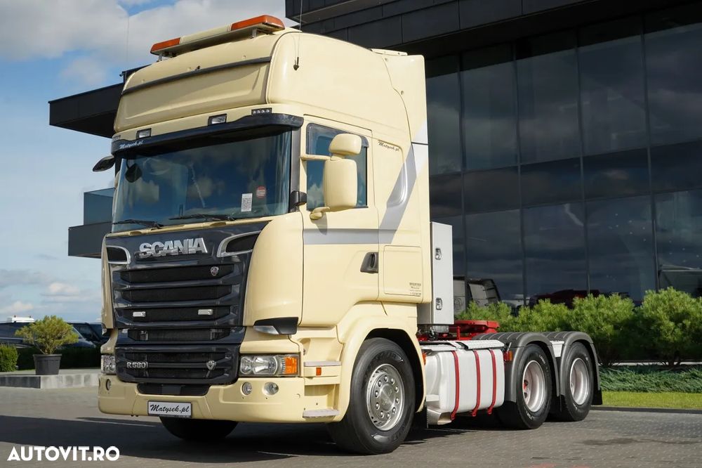 Scania R 580 / V8 / 6x4 / GVM: 95.000 KG / I-PARK COOL/ OPTICRUISE / REMORCĂ TRACTOR 3 AXIE - 4