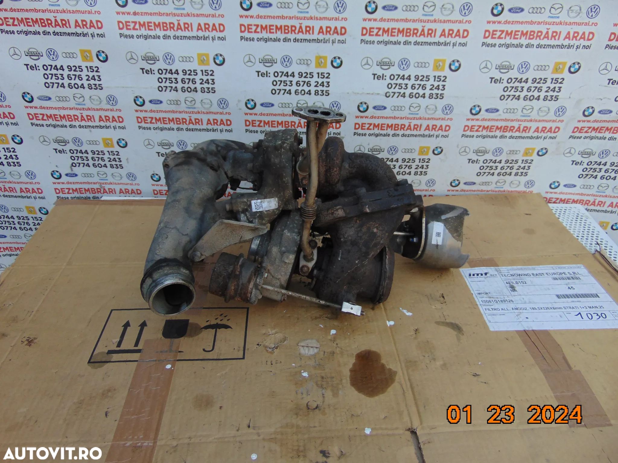 Turbine Mercedes Sprinter 2.2 euro 5 biturbo w906 euro 5 Vito w639 euro 5 cod a / a - 3