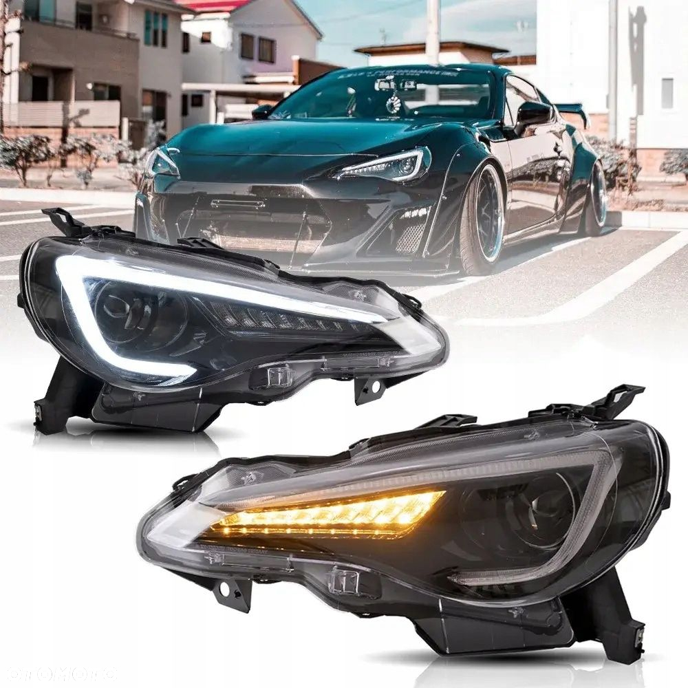 Reflektor Lampa kpl Led Bi Xenon D2s Dynamiczne Toyota GT86 Gt-86 Frz Brz - 2