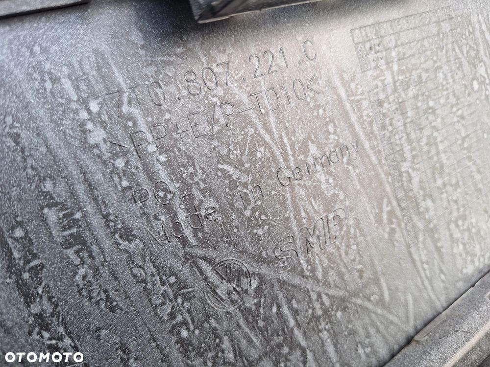 VW T7 MULTIVAN CARAVELLE 21- 7T0 KOLOR: CANDYWEISS ZDERZAK PRZÓD PRZEDNI 7T0807221C - 15