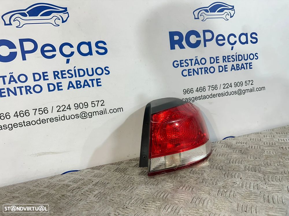 .Conjunto Farolins Tras Traseiro Esquerdo Direito Original Volkswagen VW Golf 6 Mk6 5k0945096E 5k0945095E 2008 - 2013 - 14
