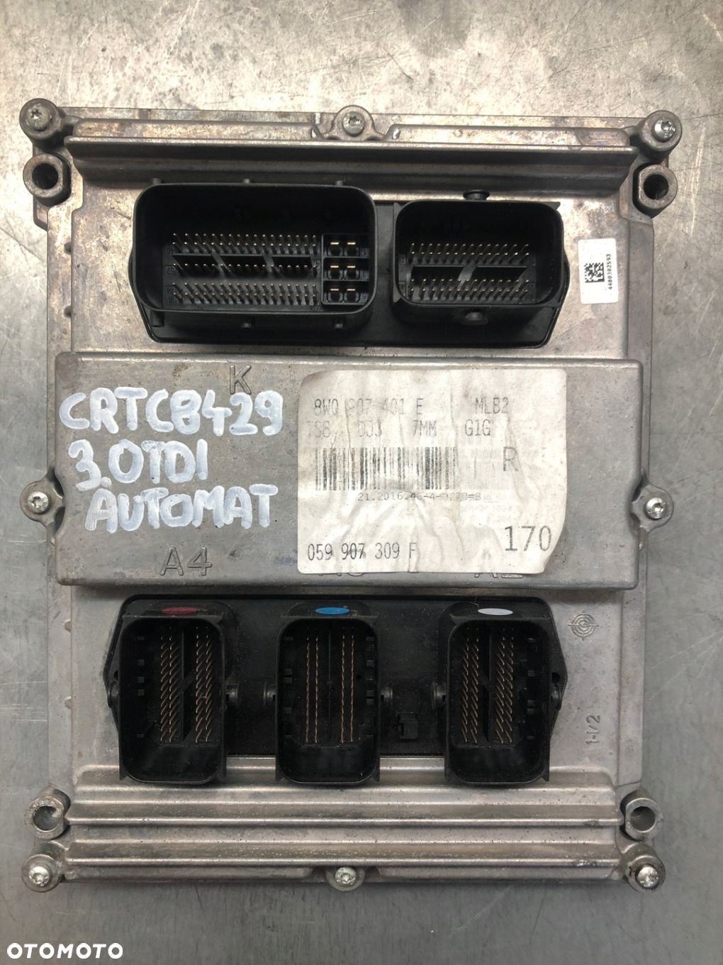 KOMPUTER STEROWNIK SILNIKA AUDI A4 B9 3.0 TDI AUTOMAT 059907309F 8W0907401E - 1