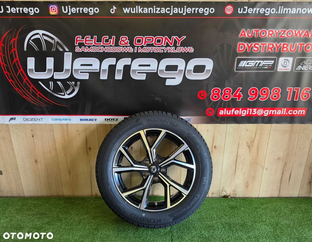 Koła zimowe RENAULT SYMBIOZ, AuSTRAL. CAPTUR 17x5x114,3 Kumho WindCraft WP52+ 215/60/R17 + TPMS