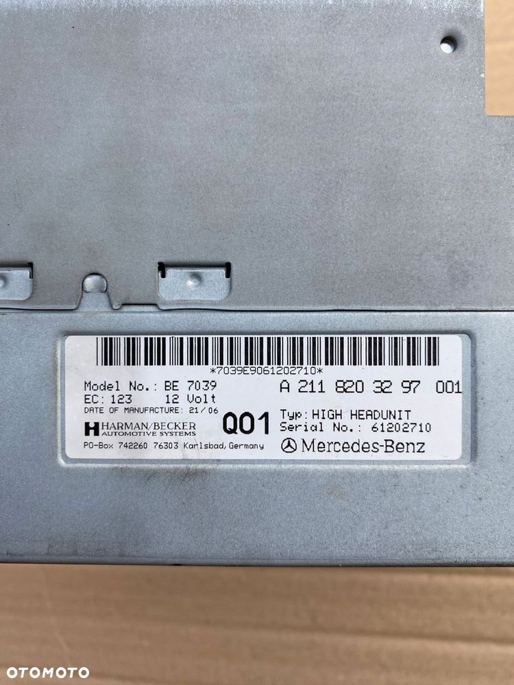 radio nawigacja gps mercedes a2118203297001 - 5