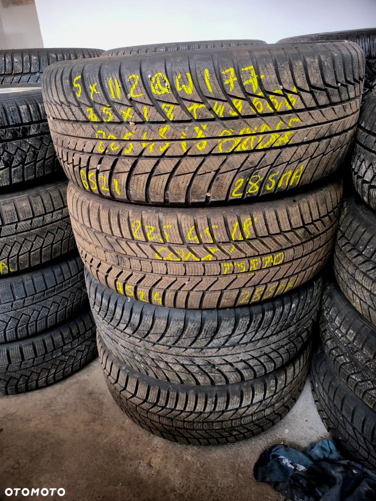 5x112 Felgi Aluminiowe Alufelgi 18 Mercedes Koła Zimowe Zima A KLASA W177 W176 B W246 W247 C W204 CLA W117 W118 GLB X247 GLA H247 MARCO POLO W447 V VITO W639 Legnica ALU-RAD 7,5mm 225/45 TPMS 24r. - 6