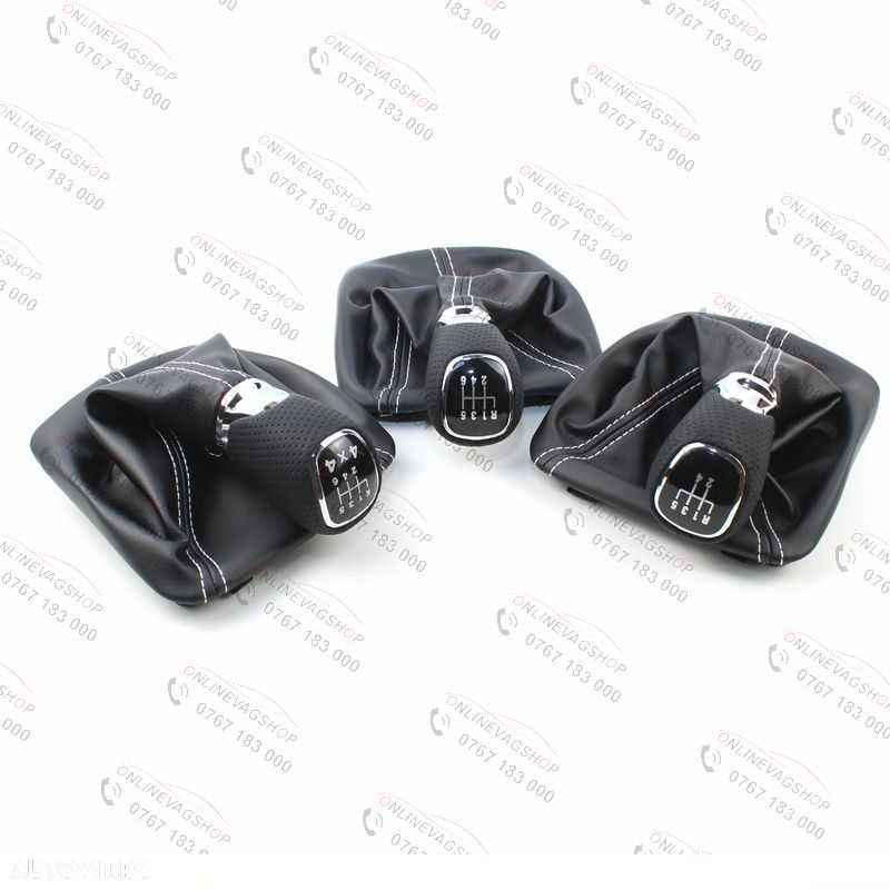 Nuca piele perforata 4x4 Skoda Octavia 2 , Skoda Yeti + manson schimbator