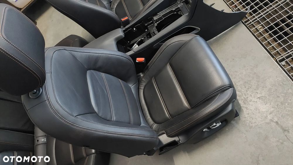 FOTELE PRZÓD TYŁ KOMPLET SKÓRA PLUS BOCZKI JAGUAR F-PACE R2018 EUROPA TUNEL PODŁOKIETNIKI - 3