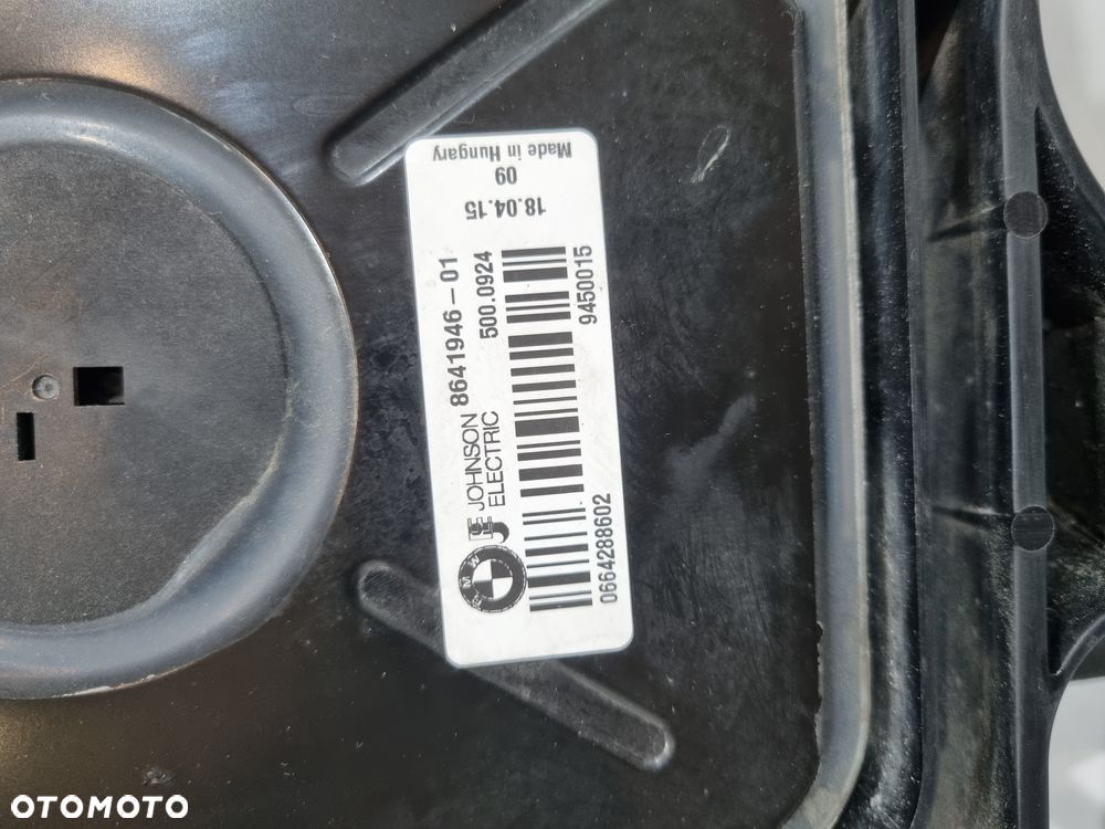 BMW F20 F30 F31 F32 F36 WENTYLATOR CHŁODNICY 8641946  8641963 - 3