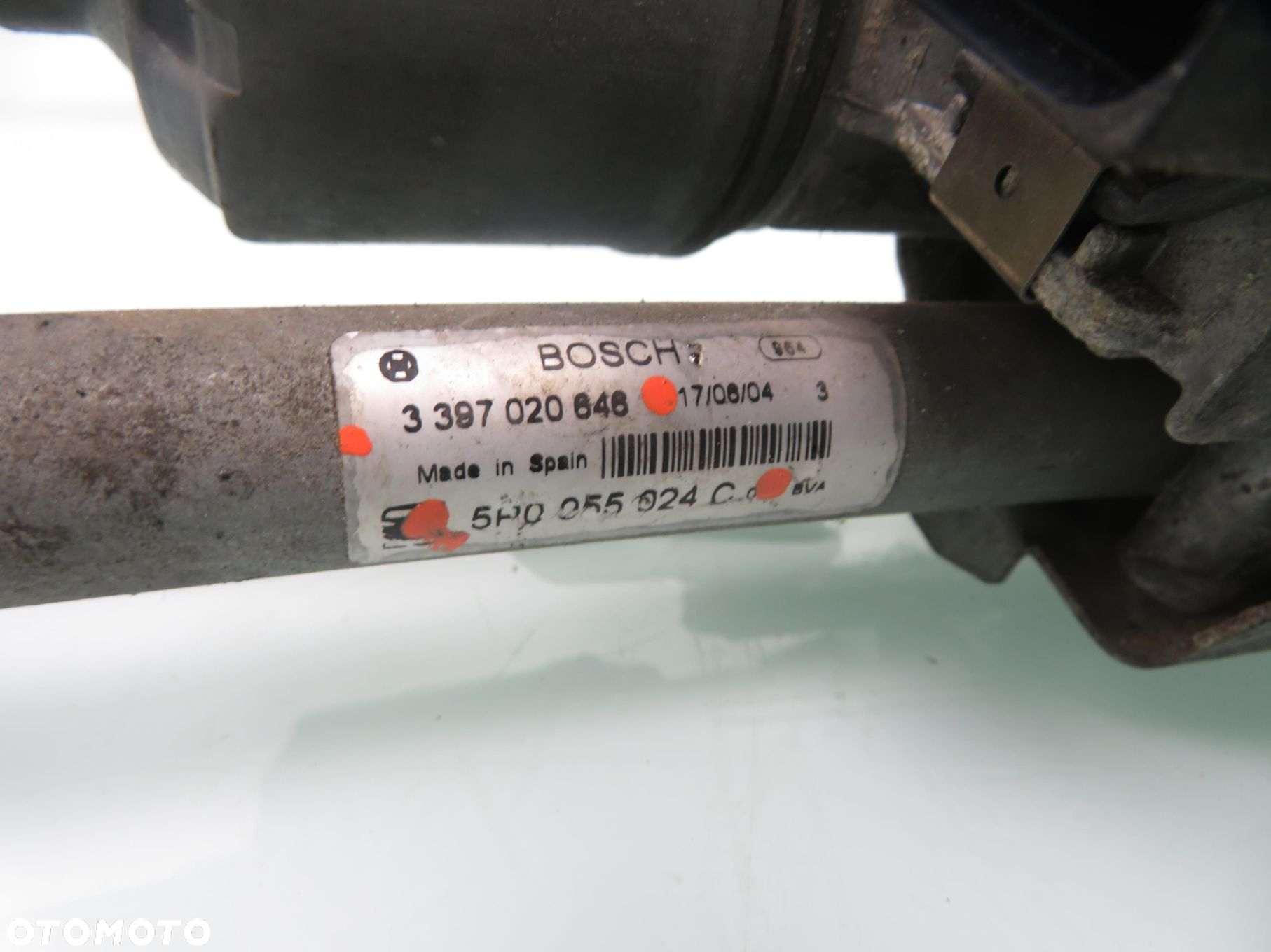 MECHANIZM WYCIERACZEK PRAWY SEAT ALTEA 5P0955120A 0390241759 3397020646 - 3