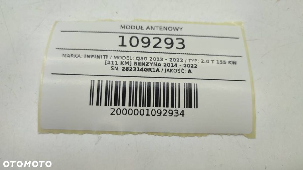 MODUŁ ANTENOWY ANTENA 28231 4GR1A INFINITI Q50 - 4
