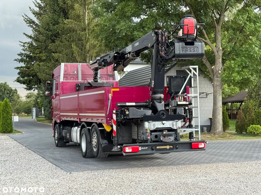 DAF XF 450/6X2/HDS HIAB FASSI F195AS/CAŁY NA PODUCHACH/CHWYTAK PALETOWY Z ROTATOREM/UDZWIG 1600 KG NA 11M/ Z NIEMIEC - 14