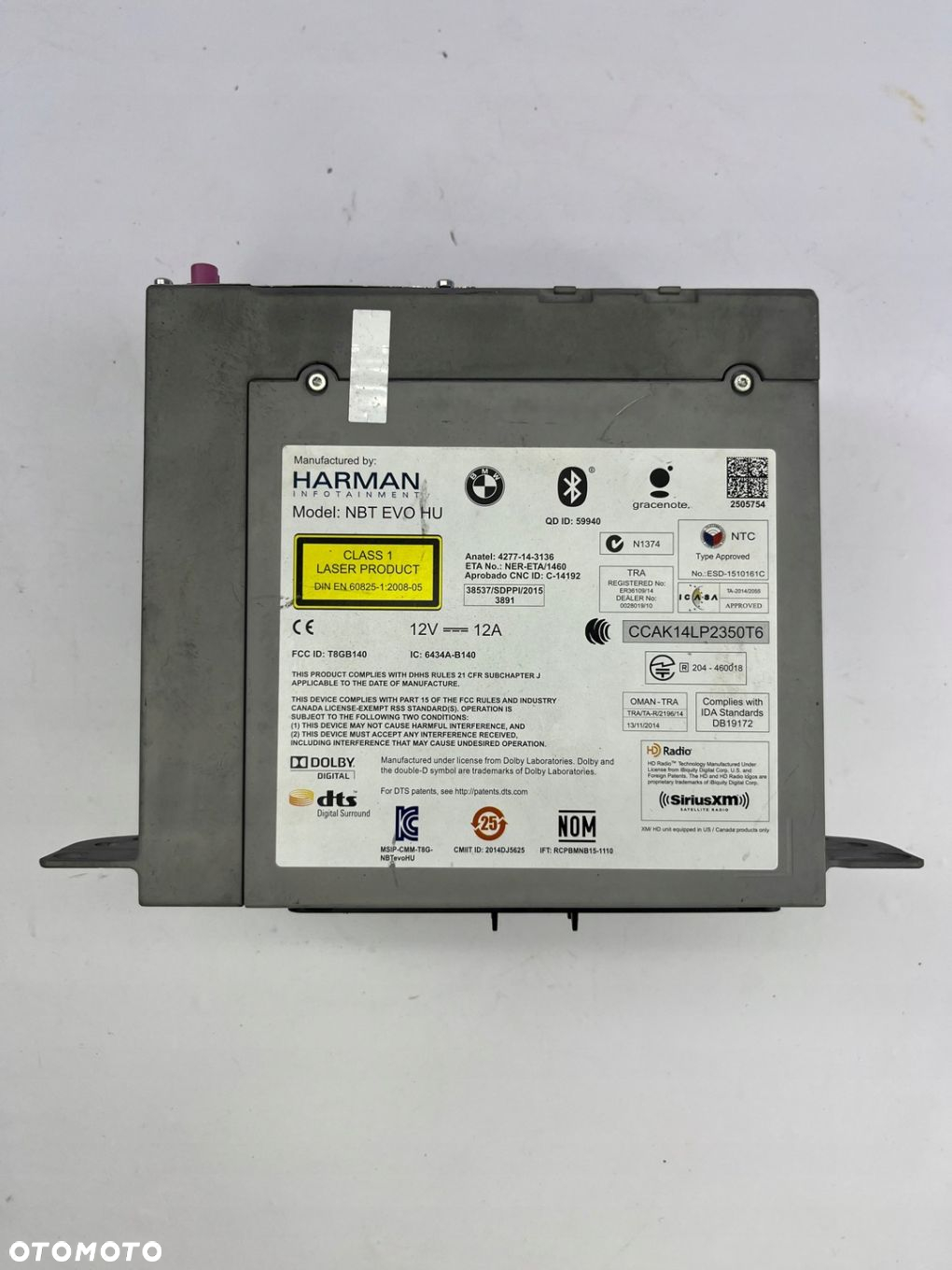 RADIO NAWIGACJA NBT EVO HU BMW G11 G12 6833444 - 4