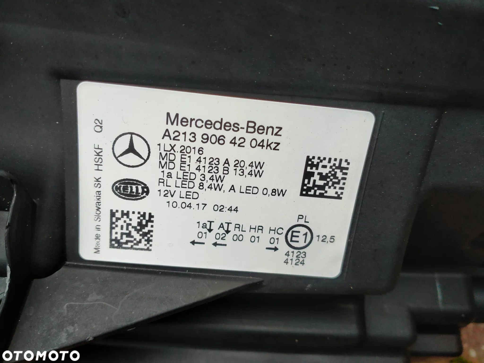 MERCEDES E klass W213 / LED PERFORMACE / LAMPY LEWA PRAWA LAMPA REFLETOR PRZÓD PRZEDNIE / ORYGINAŁ - 17