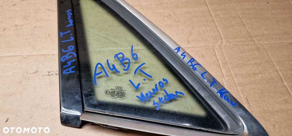 Szyba karoseryjna lewy tył tylna lewa Audi A4 B6 Sedan AS2 01r - 5