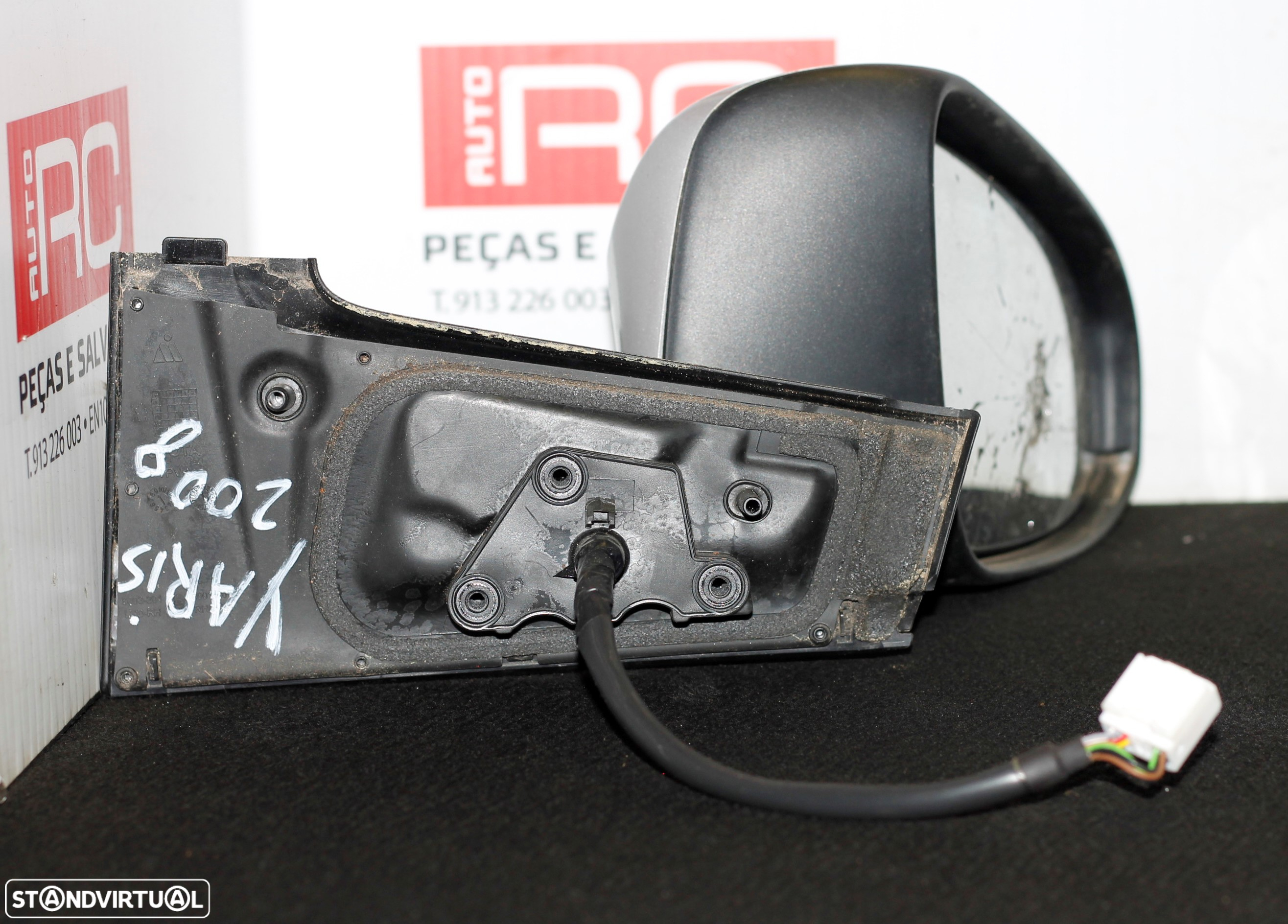 ESPELHO RETROVISOR ESQUERDO TOYOTA YARIS (VIDRO PARTIDO) - 3