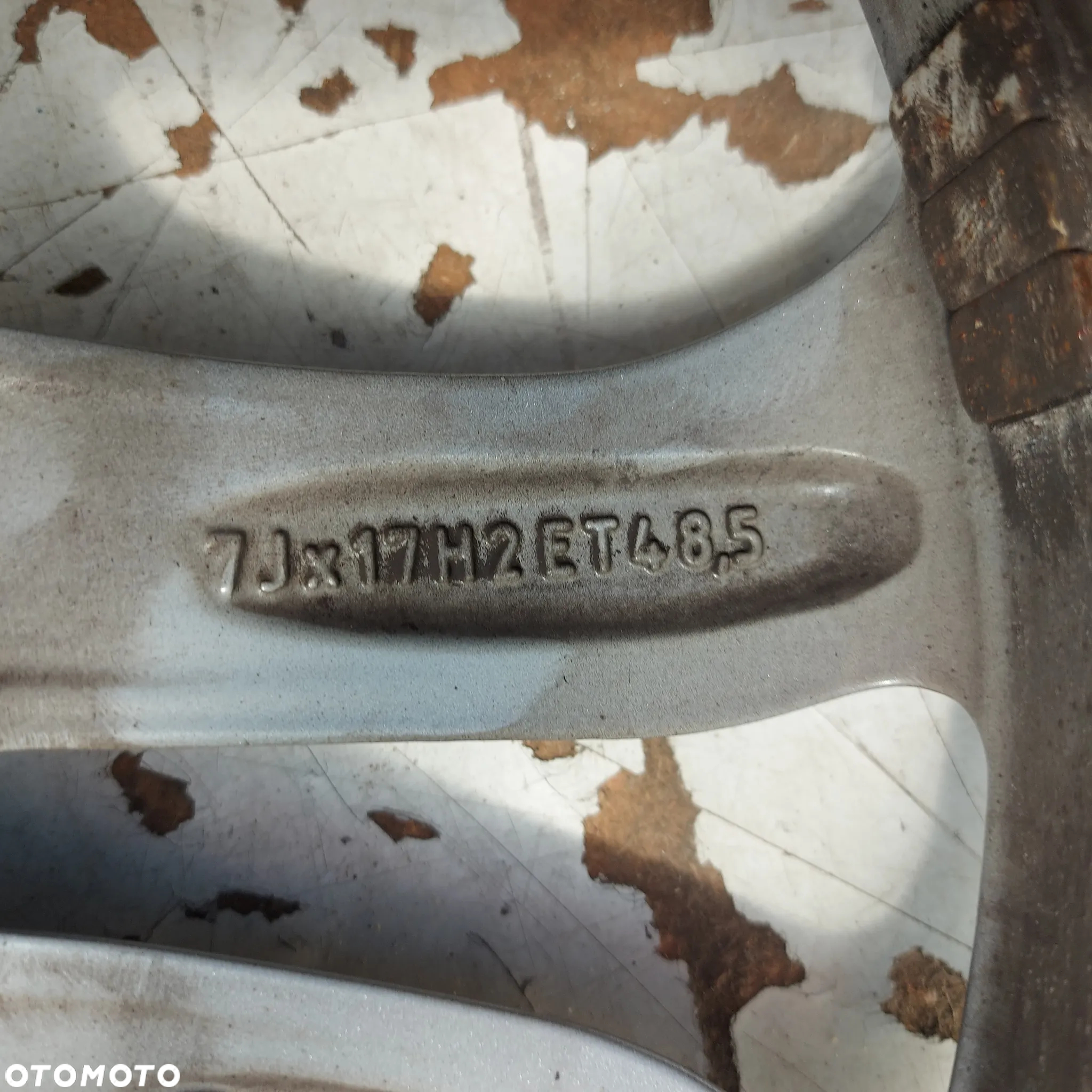 FELGA 17 ALUMINIOWA MERCEDES C W205 ORYGINAL DEMONTAZ 2054010200 7JX17 H2 ET 48.5 - 5