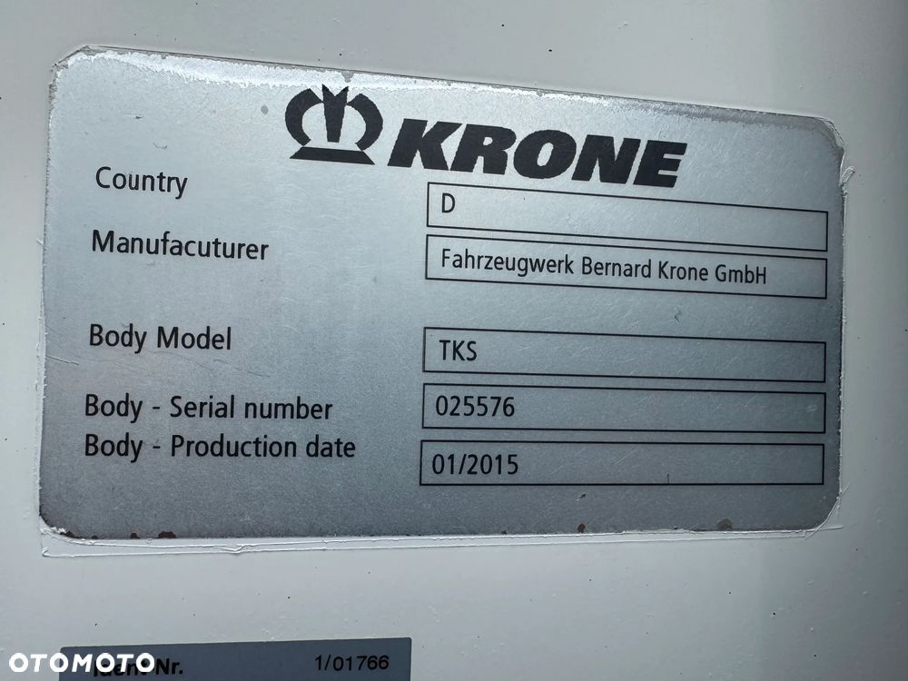Krone Chłodnia ,Multitemp. Carrier Vector 1950Mt, SAF - 35