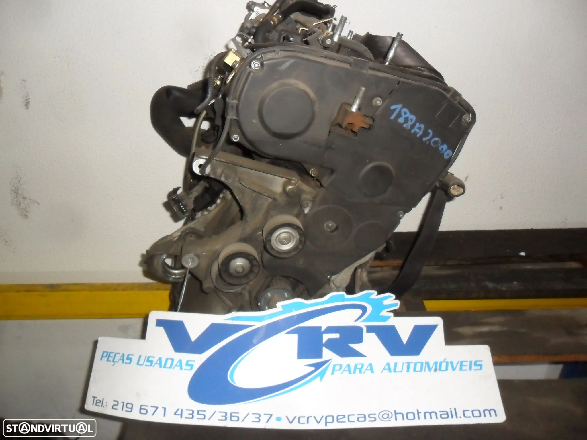 Motor Fiat Punto II 1.9JTD Ref.: 188A2000 - Motor usado - 1
