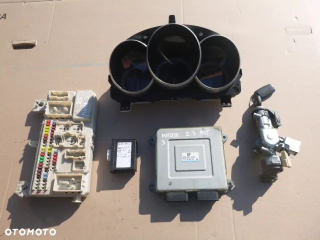 ZESTAW STARTOWY STACYJKA KOMPUTER IMMOBILIZER MAZDA 3 2.3 E6T54174H - 1