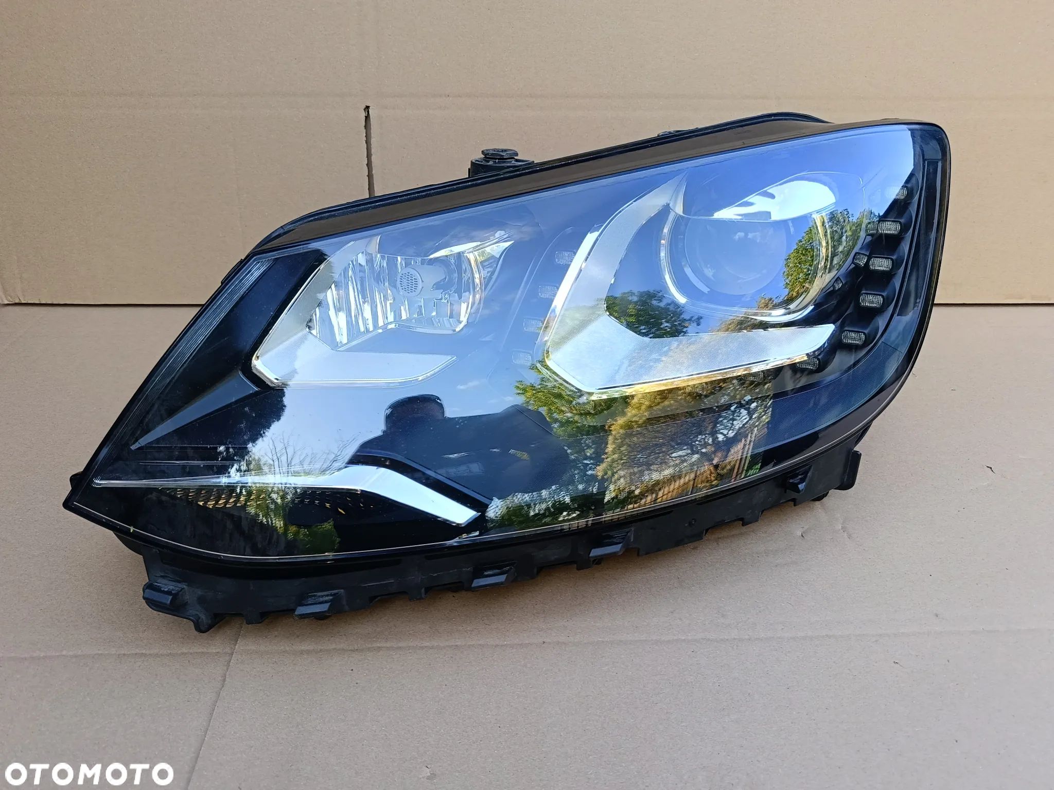 Bi-xenon przedni lewy VW Sharan skrętny lampa 7N1941033D reflektor - 1