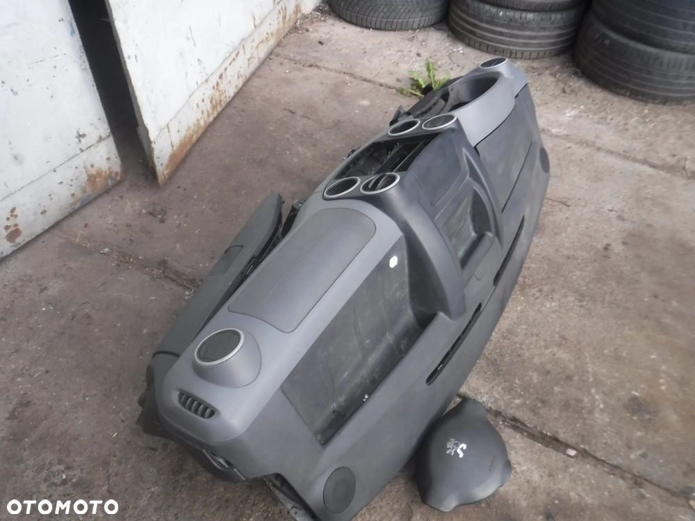 Citroen Berlingo II Peugeot Partner II  deska pulpit air bag pasy poduszki kokpit kpl - 11