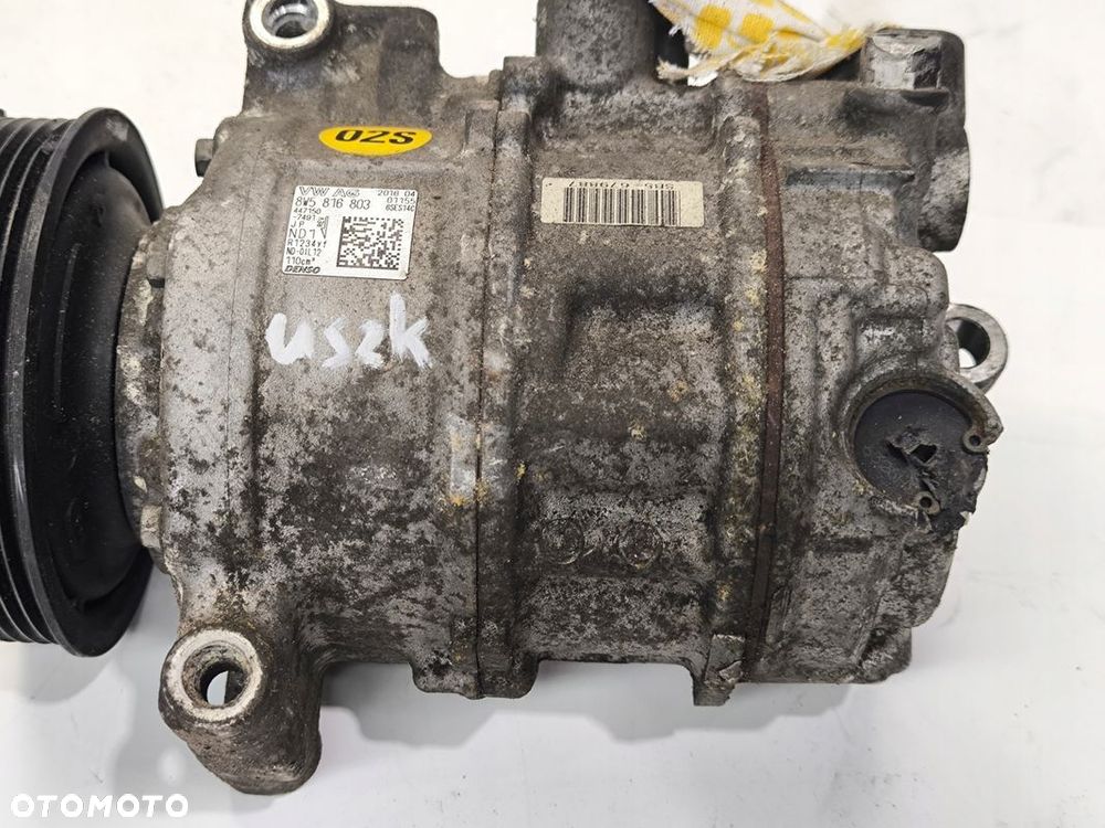 SPRĘŻARKA KOMPRESOR KLIMATYZACJI AUDI A4 B9 A5 8W 8W5816803 USZKODZONA ! - 5