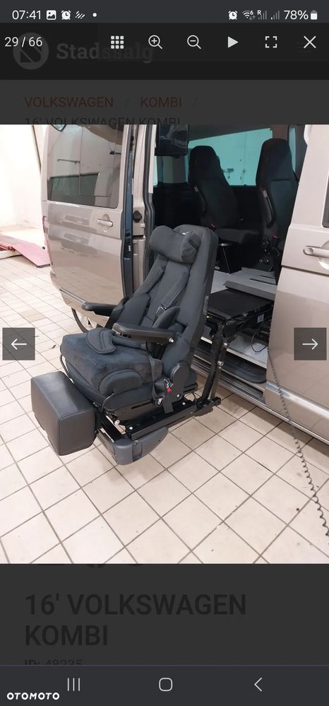 Rampa najazd podjazd fotel inwalidzki fotel pasy - 12