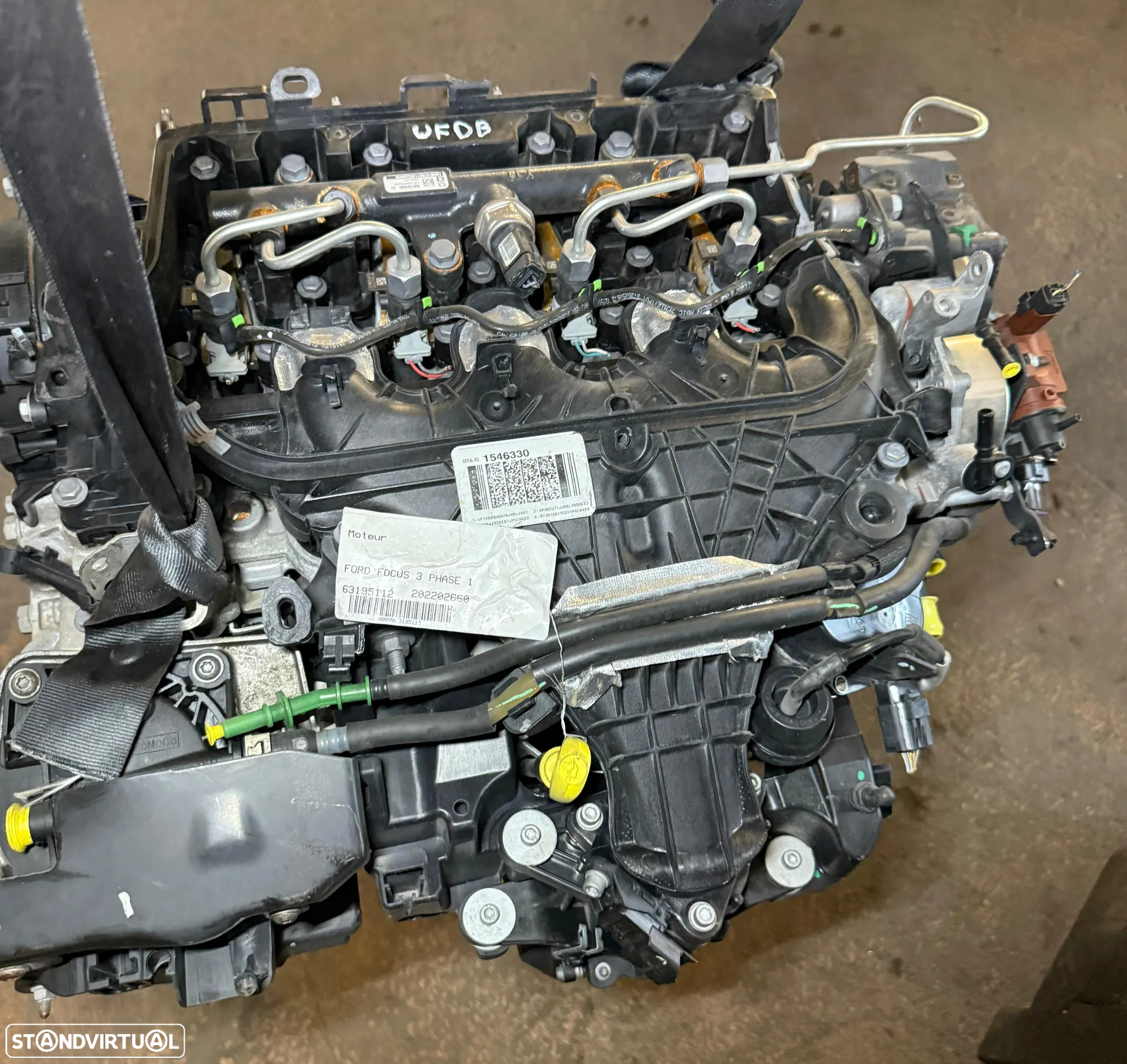 Motor Ford Focus III/C-Max 2.0 TDCi Ref: UFDB - 2