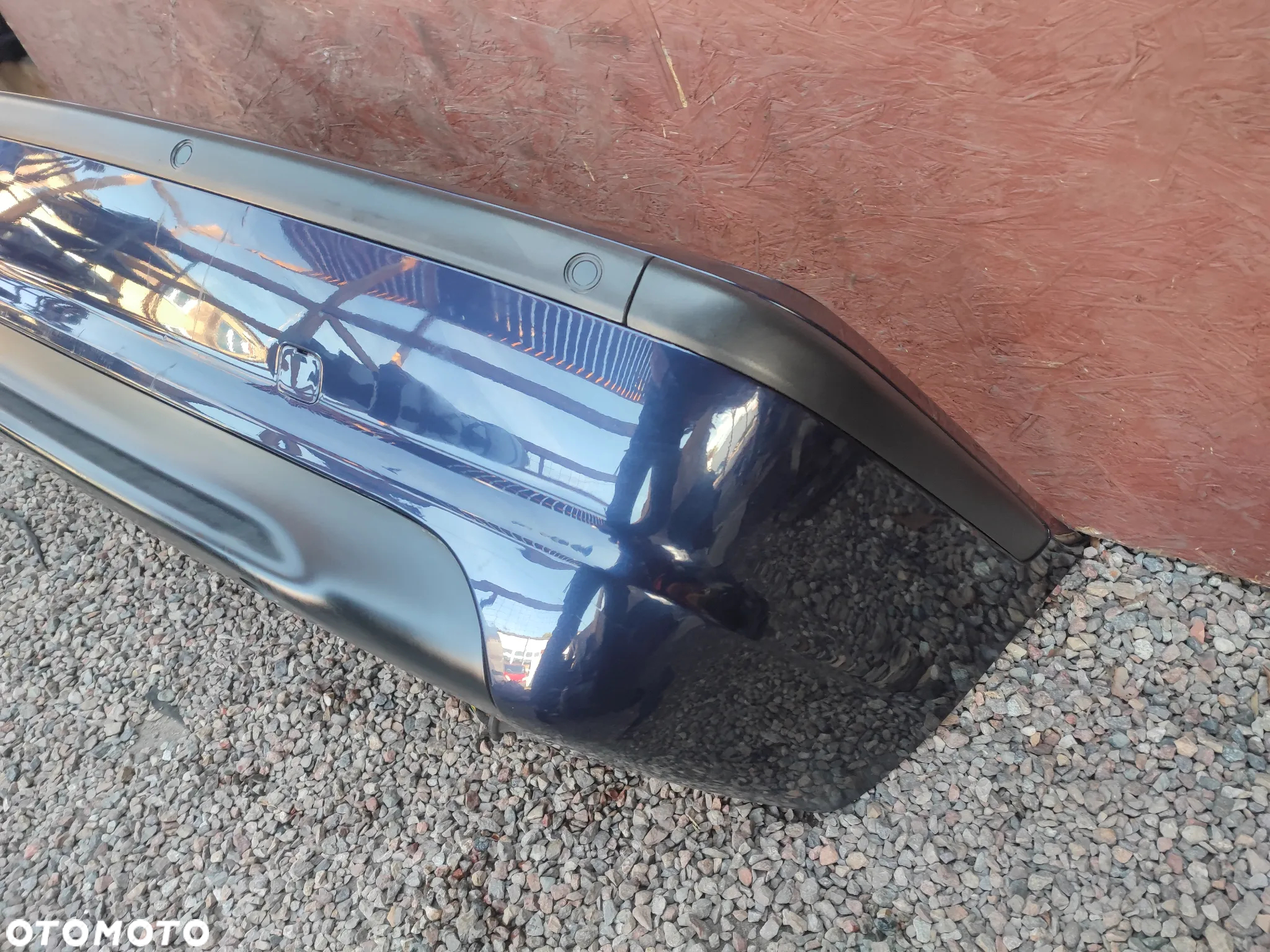 BMW E46 SEDAN ORYGINALNY ZDERZAK TYŁ M-PAKIET W KOLORZE ORIENT-BLAU METALIC O KODZIE LAKIERU 317/5 + CZUJNIKI PDC O NR.  51 12 2 293 990 W DOBRYM STANIE - 8