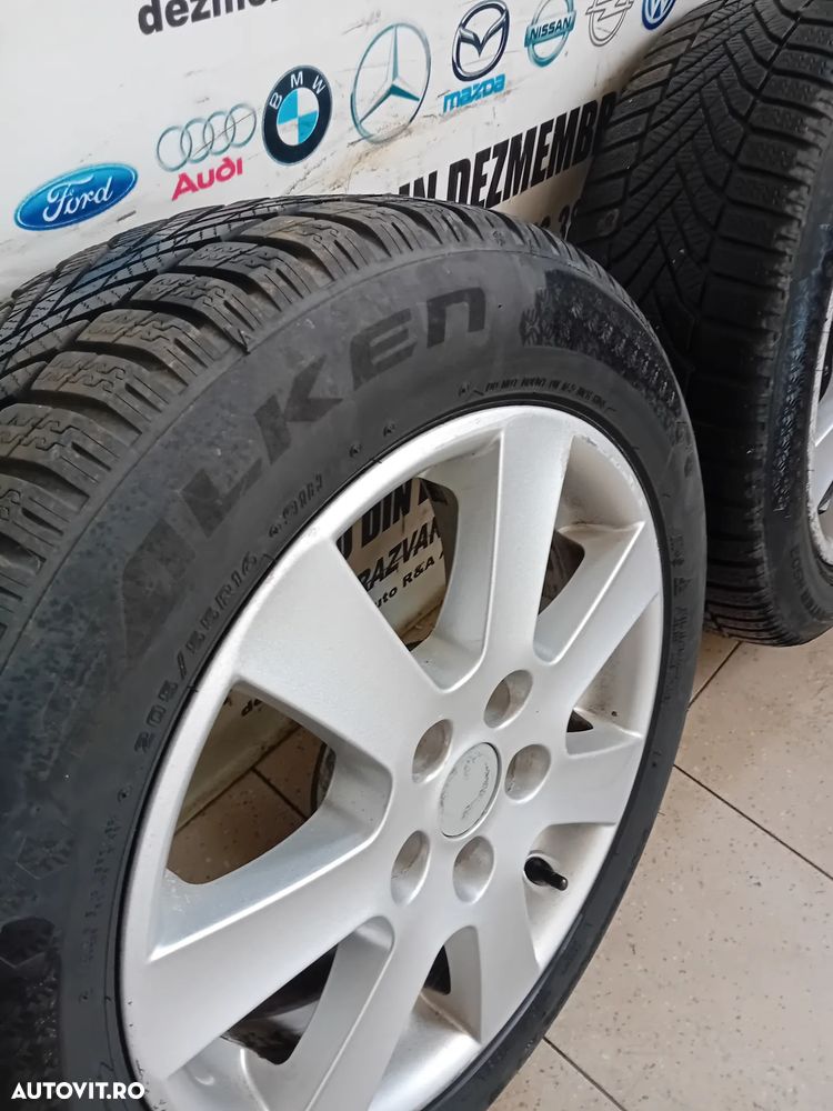Jante Aluminiu R16 Ford Mondeo Mk4 Galaxy S-Max C-Max Peugeot Citroen 205/55R16 5x108 Gume 2025 M+S - 7