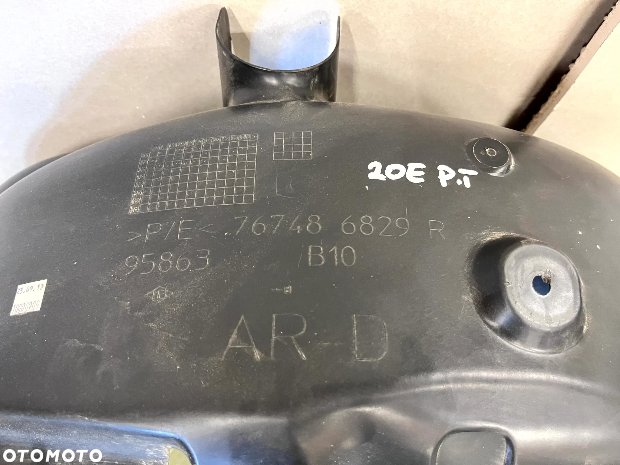 RENAULT ZOE I 12-19 NADKOLE PRAWY TYŁ PRAWE TYLNE ORYGINAŁ NIEUSZKODZONE 767486829R - 2