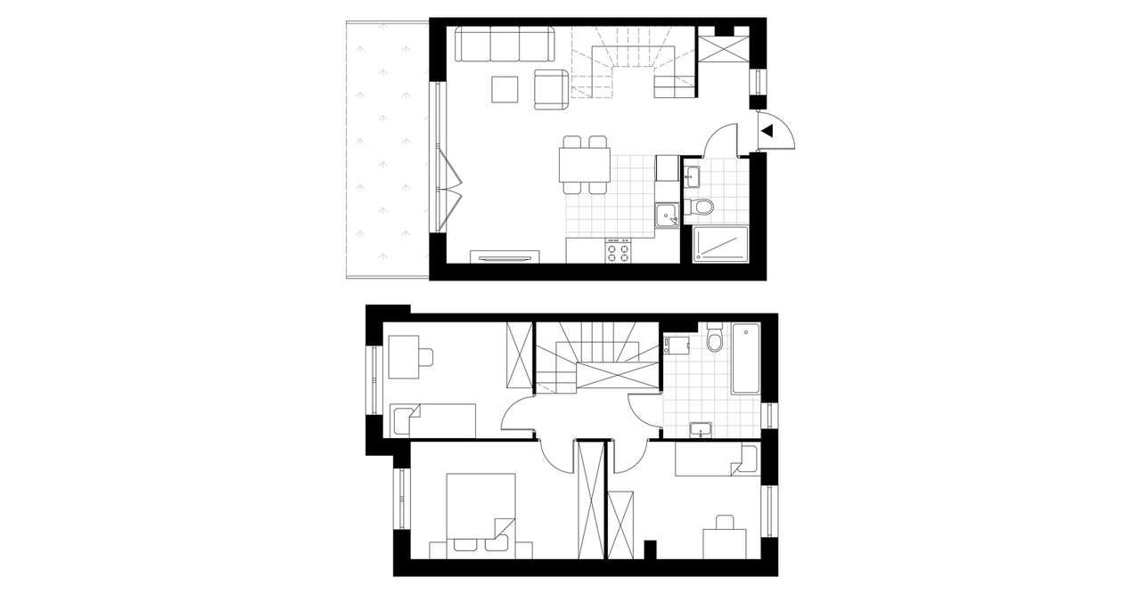4-pokojowy dom 80m2 + ogródek Bez Pośredników - Pełny obrazek: 4/8