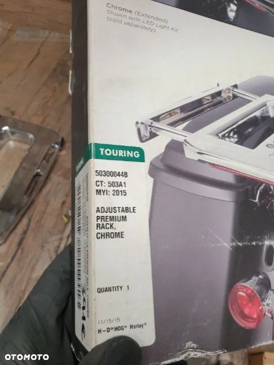 Oryginalny bagażnik rozkładany szybki montaż Harley Davidson Touring 50300044B - 16