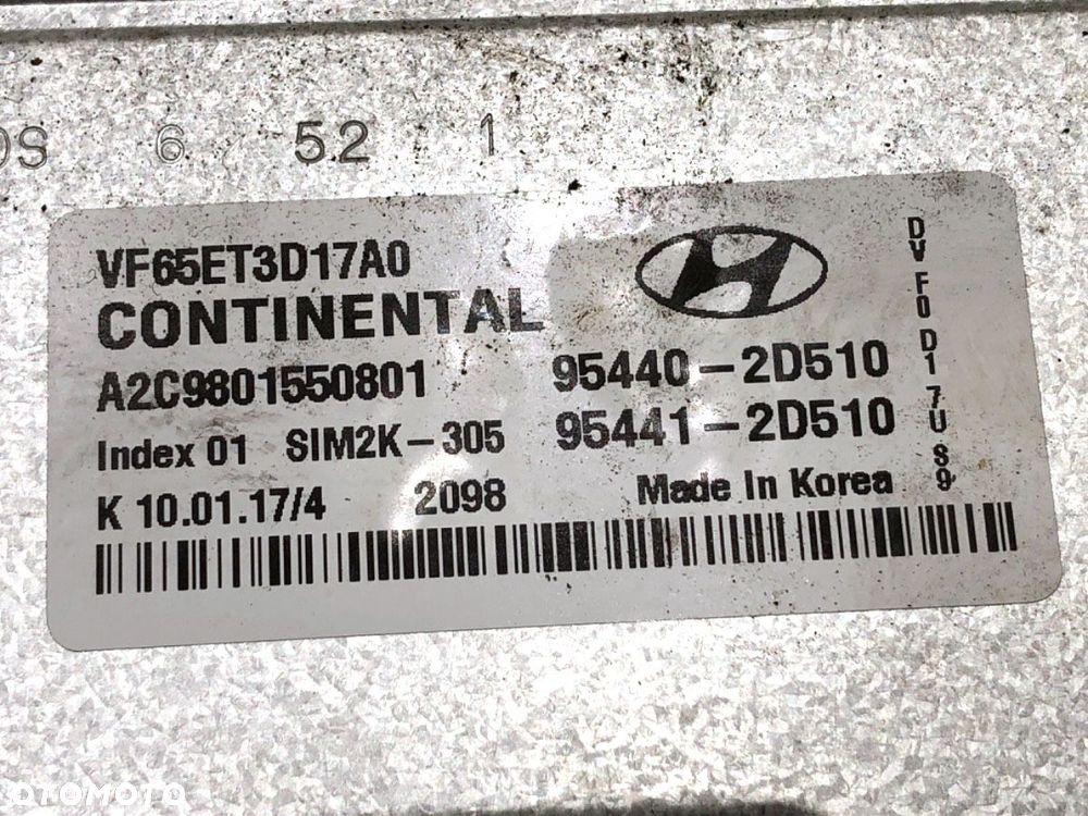 STEROWNIK SKRZYNI BIEGÓW  HYUNDAI i40 I CW (VF) 2011 - 2022 1.7 CRDi 104 kW [141 KM] olej napędowy - 5