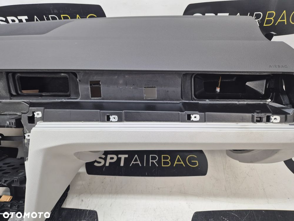 VW PASSAT B8 DESKA ROZDZIELCZA DWUKOLOROWA KONSOLA KOKPIT PULPIT PODUSZKI AIRBAG AIR BAG PASY KIT SET - 7