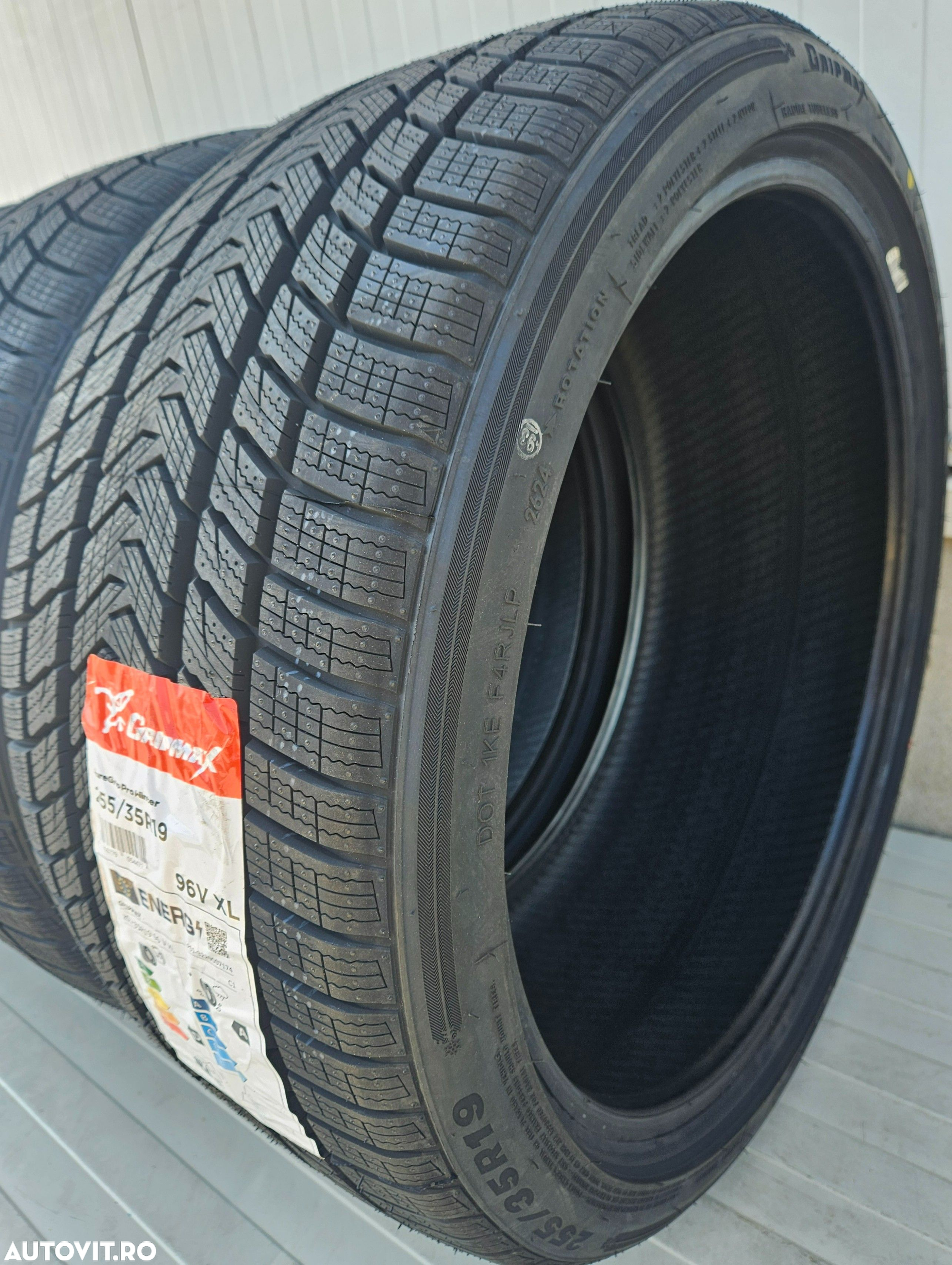 255/35 R19, 96V XL, GRIPMAX, Anvelope iarna M+S,Aderenta clasa A - 4