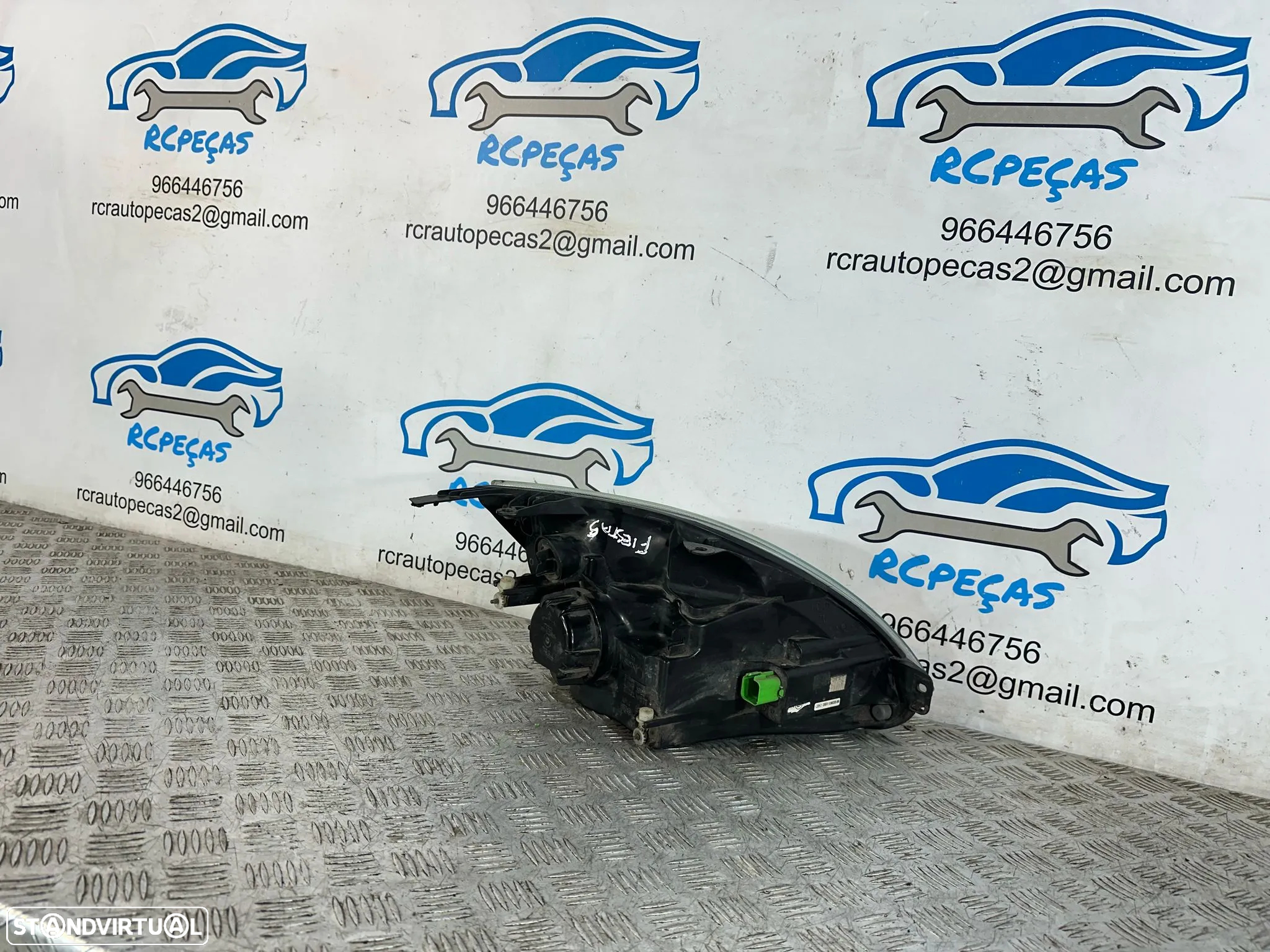 .Otica Farol Esquerda 2S6X-13W030-BH Original Halogénio Ford Fiesta MK5 5 2002 - 2008 - 7