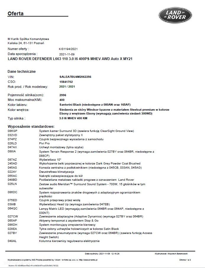 Land Rover Defender 3.0 P400 mHEV X - 30