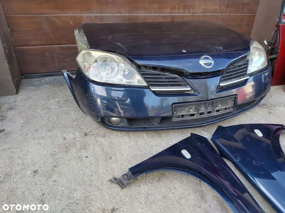 Nissan Primera P12 Zderzak przód lampa błotnik maska pas przedni BW9 - 2