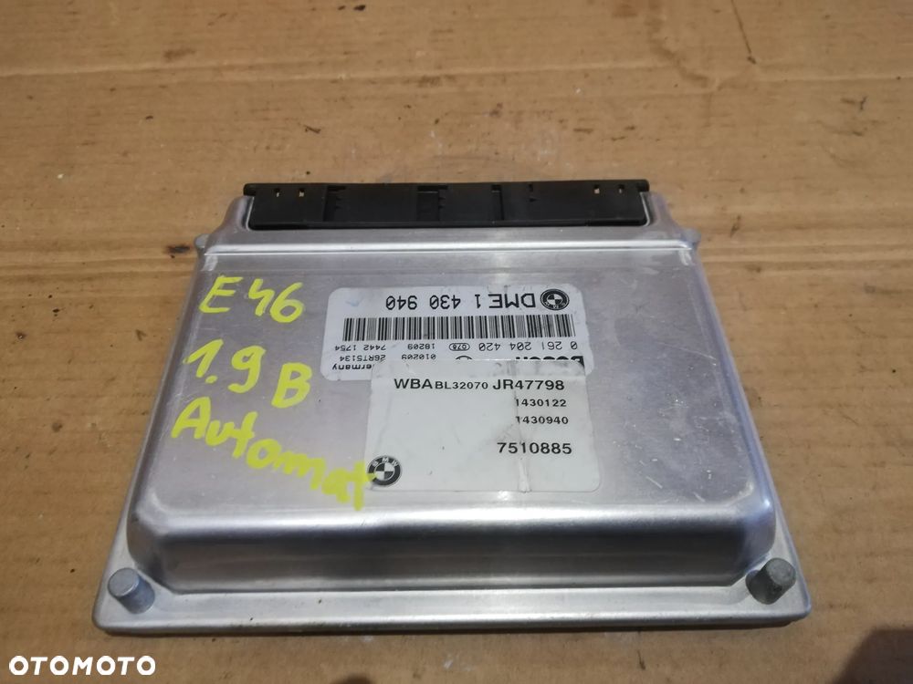 KOMPUTER SILNIKA BMW E46 318I 1.9B SEDAN 1430940 - 1