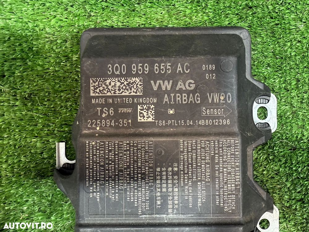 AIRBAG CALCULATOR SKODA OCTAVIA 3 2.0 DIESEL 2014 COD OEM 3Q0959655AC 2013-2016 - 8