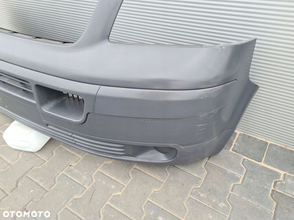 VW T5 TRANSPORTER zderzak przód czarny STRUKTURA - 3