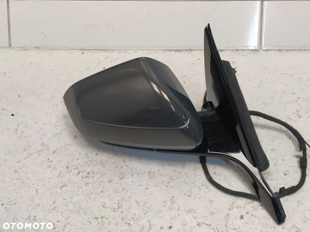 BMW 7 G70 LUSTERKO ZEWNĘTRZNE PRAWE ASFERYCZNE ASYSTENT FOTOCHROM KAMERA 9+8+1 PIN KOMPLETNE UK ORYGINAŁ - 3