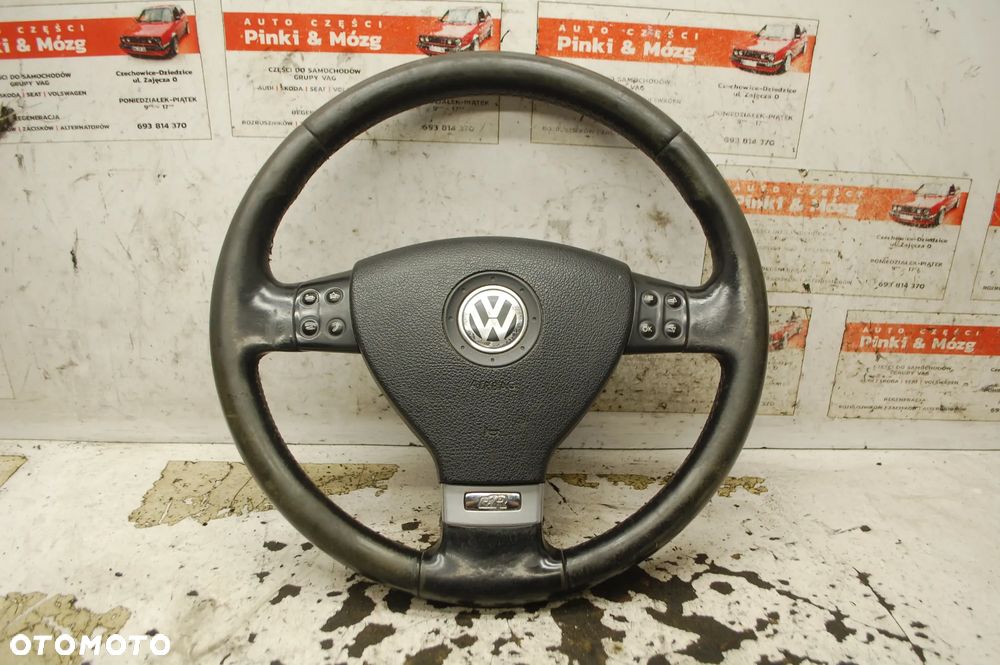 KIEROWNICA + PODUSZKA AIR BAG 3C0419091LE VW PASSAT B6 R-LINE 3C0880201AG - 1