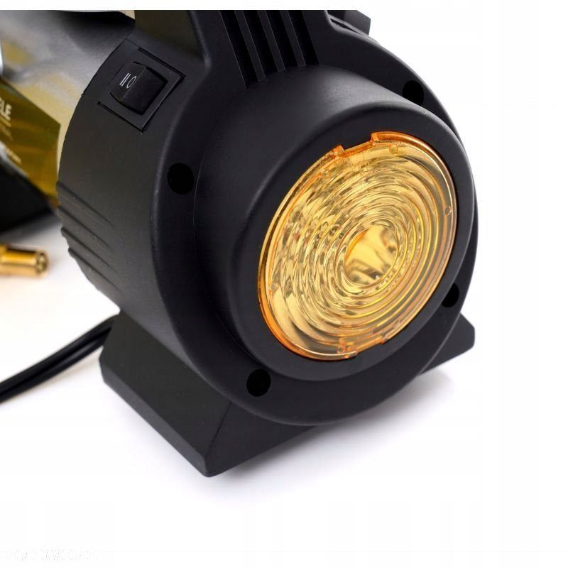 KOMPRESOR SAMOCHODOWY 12V ZAPALNICZKA SPRĘŻARKA MANOMETR ETUI 190W - 9