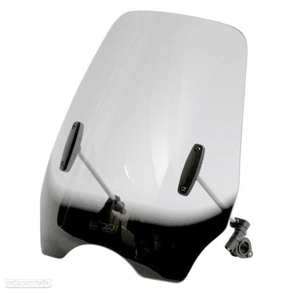 viseira universal para motos naked - vidro alto frontal de proteçao - 1
