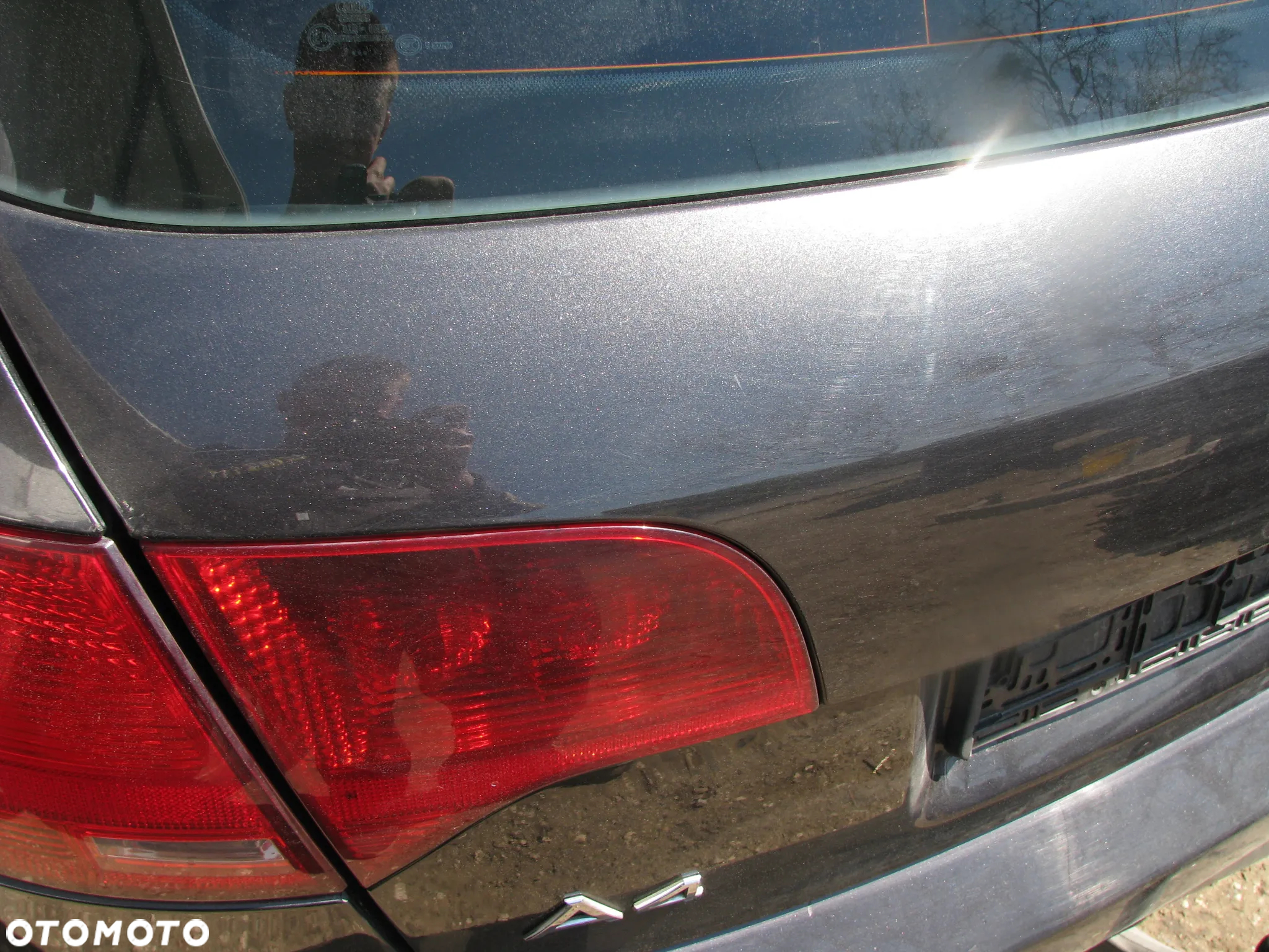 KLAPA TYLNA BAGAŻNIKA AUDI A4 B7 LZ7L KOMBI ZDROWA  KLAPA TYLNA BAGAŻNIKA AUDI A4 B7 LZ7L KOMBI - 2