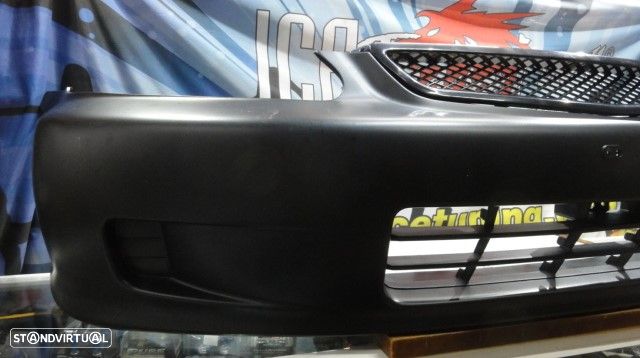 Para-choques frontal honda civic 1999-2001 2 / 3 / 4 portas em plástico ABS - 9