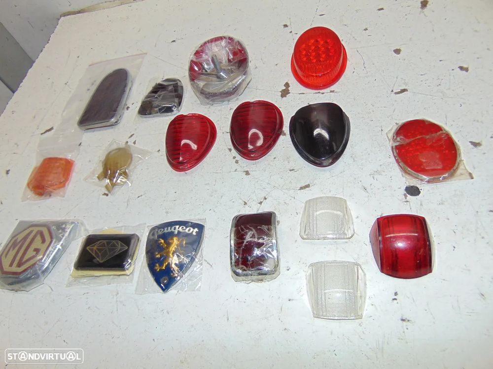 Antigos/clássicos vidros farolim - 11