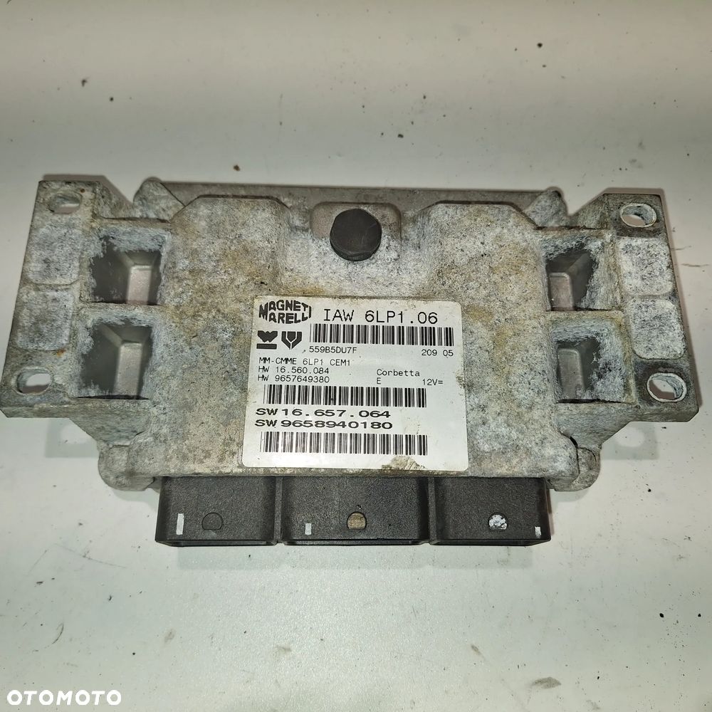 KOMPUTER STEROWNIK SILNIKA CITROEN PEUGEOT IAW 6LP1.06 9658940180 - 1